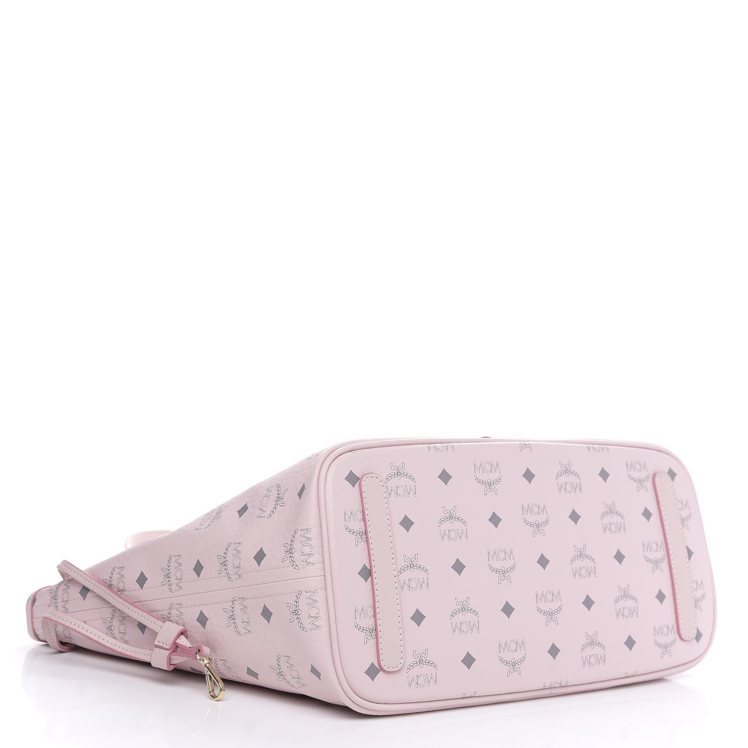 MCM Visetos Medium Liz Reversible Shopper Tote Soft Pink 7 of 13