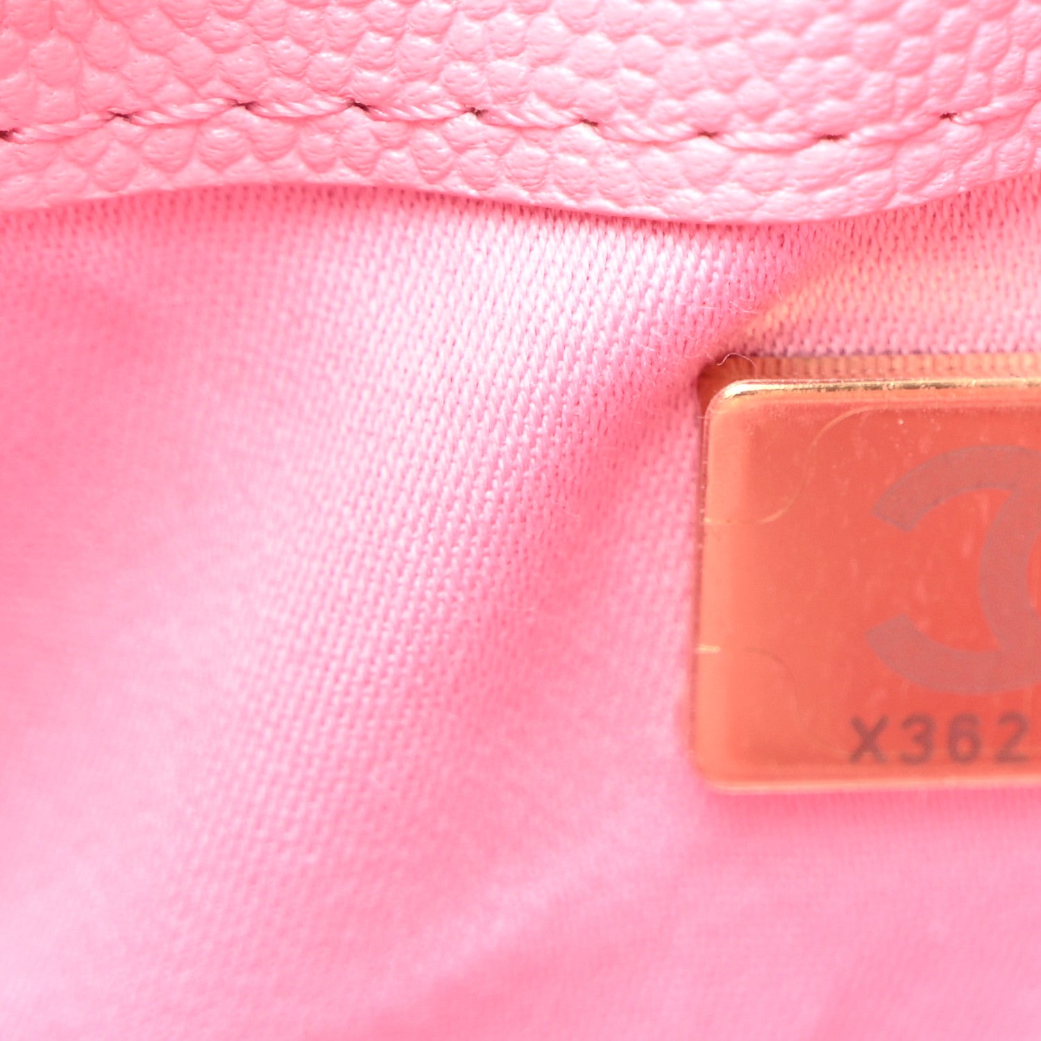 Chanel Caviar Quilted Mini Chanel 25 Handbag Pink 6 of 10