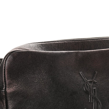 Saint Laurent Lambskin Monogram Small Lou Camera Bag Black 9 of 13