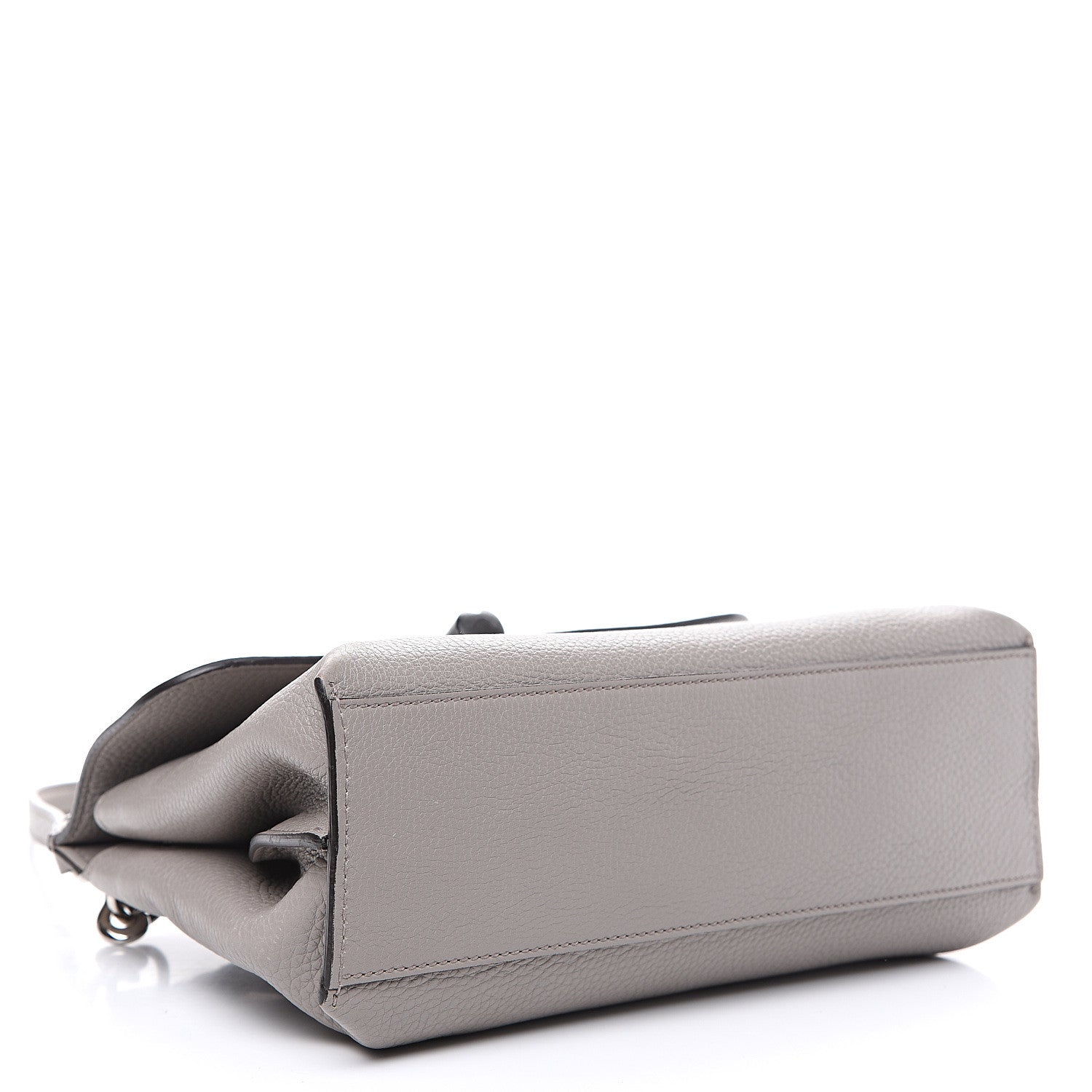 Gucci Cellarius Calfskin Small Bamboo Daily Top Handle Bag Storm Grey 3 of 9
