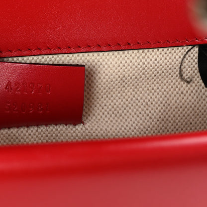 Gucci Calfskin Chinese New Year Mini Dionysus Shoulder Bag Hibiscus Red 7 of 10