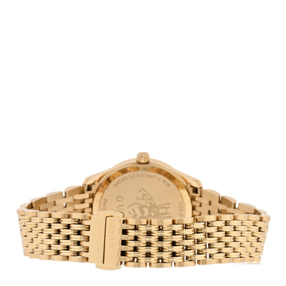 Gucci Stainless Steel 29mm G-Timeless Bee Quartz Watch Gold 3 of 5
