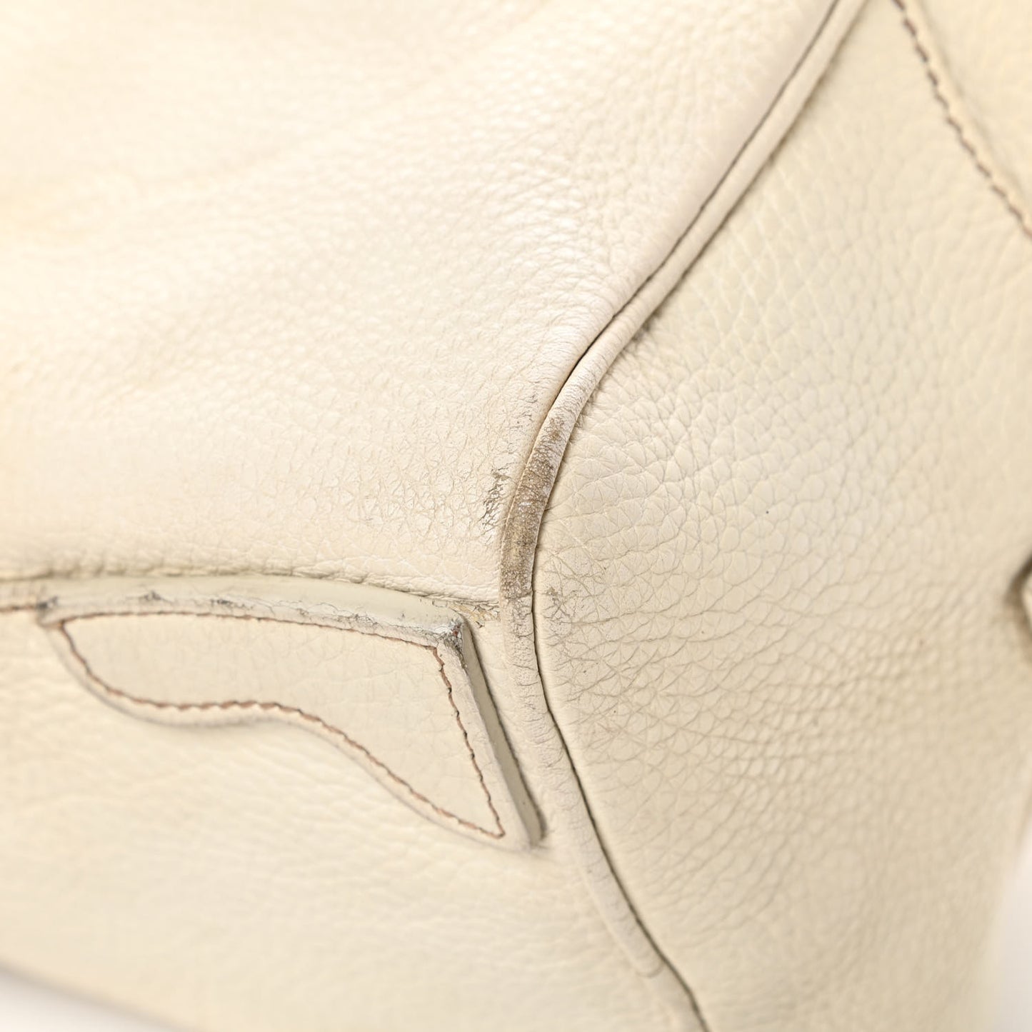 Vitello Daino Embossed Logo Bowler Talco