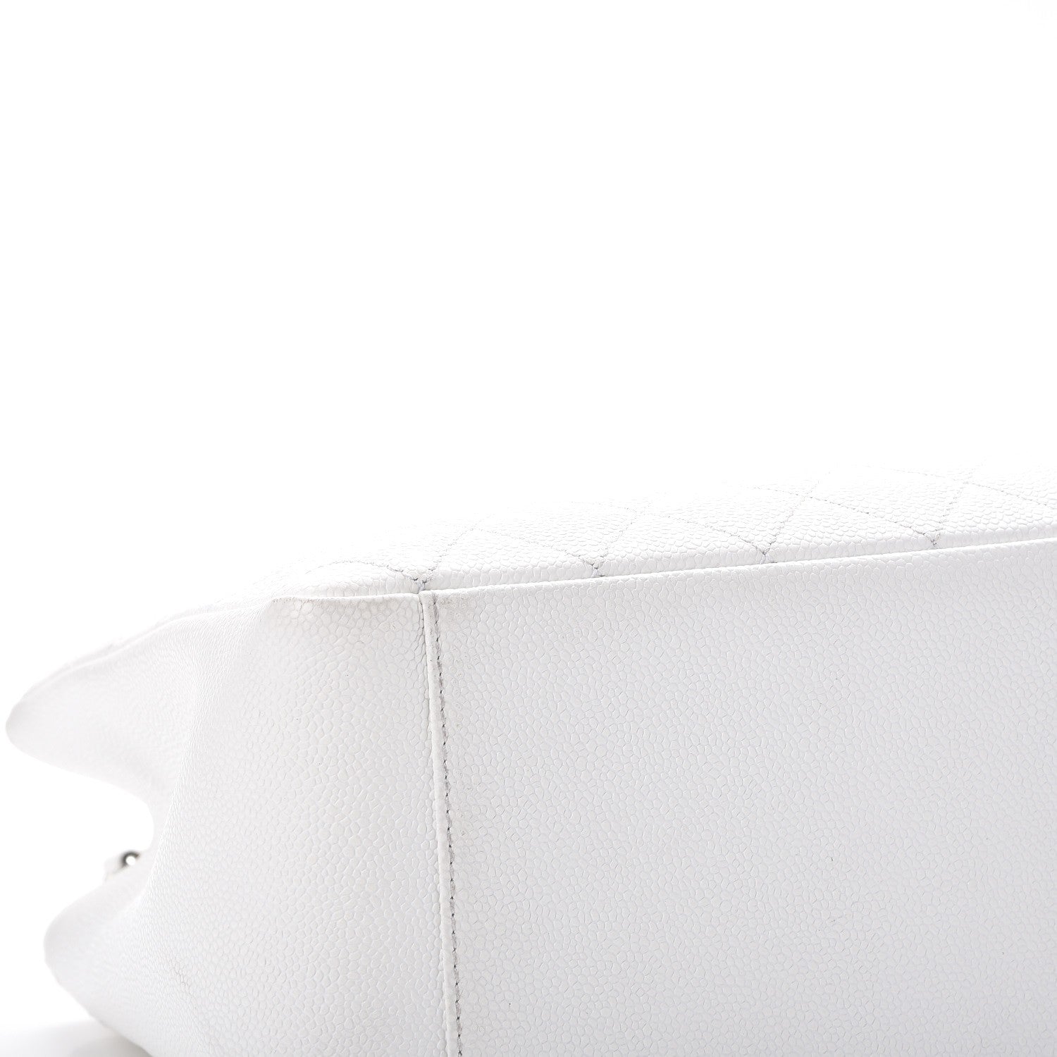 Chanel Caviar Quilted Grand Shopping Tote GST White 14 of 18