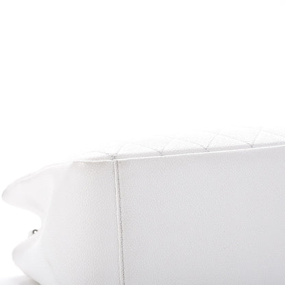 Chanel Caviar Quilted Grand Shopping Tote GST White 14 of 18