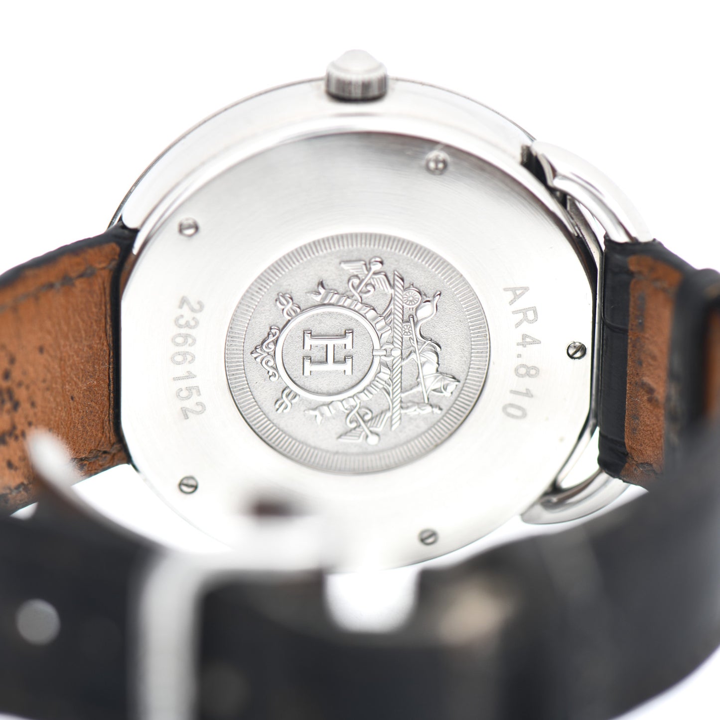 Stainless Steel Alligator 41.5mm Arceau Automatic Watch Havane