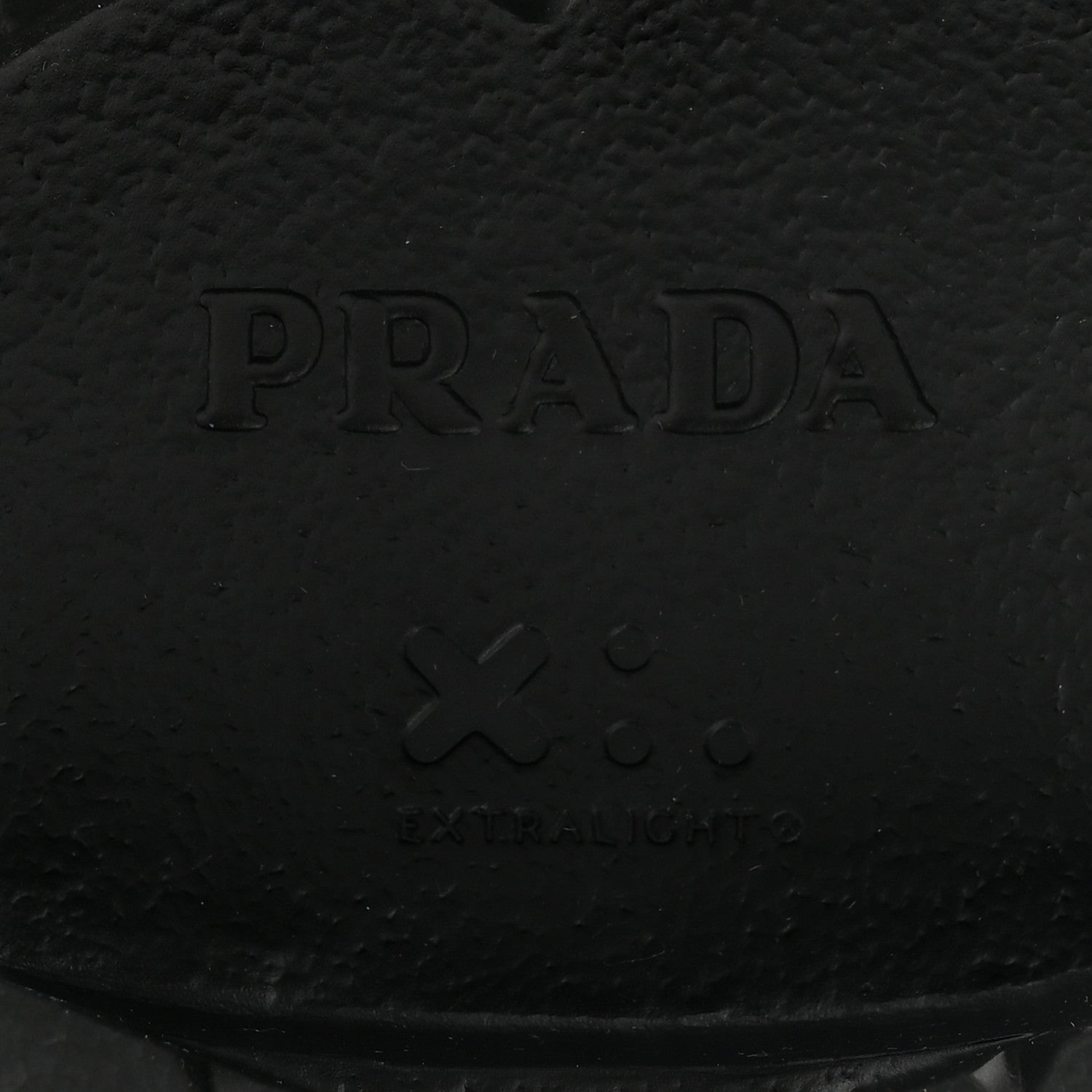 Prada Foam Rubber Triangle Logo Monolith 55mm Cage Sandals 38 Black 9 of 11