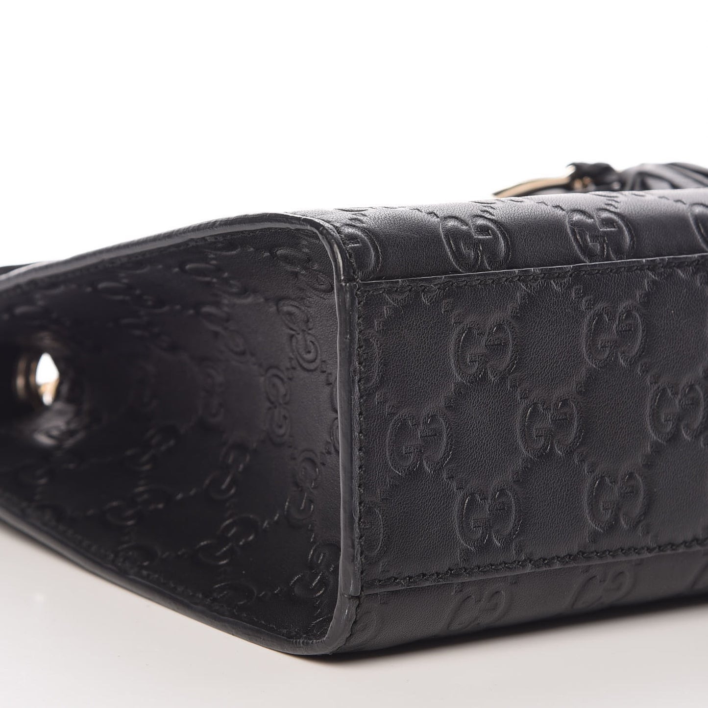 Guccissima Medium Emily Chain Shoulder Bag Black