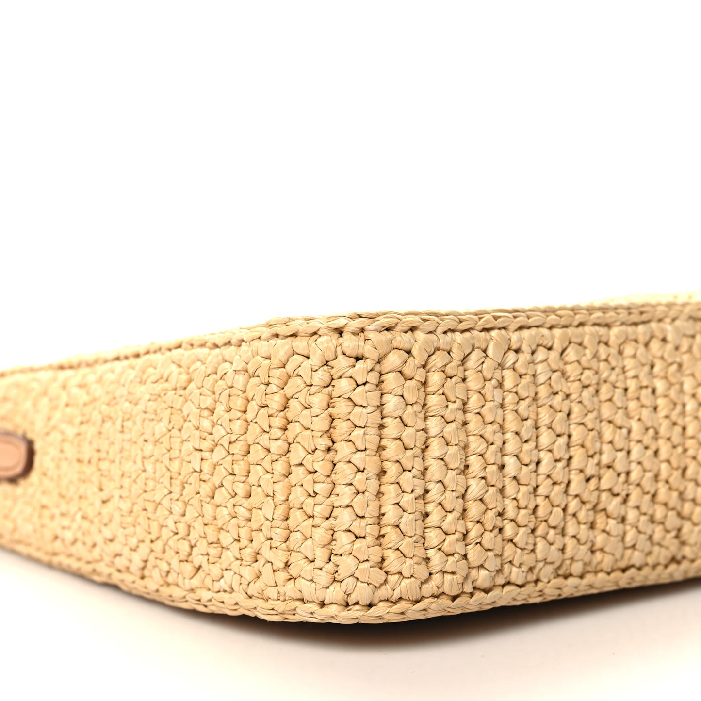 Yarn Raffia Effect Crochet Re-Edition 2005 Shoulder Bag Naturale