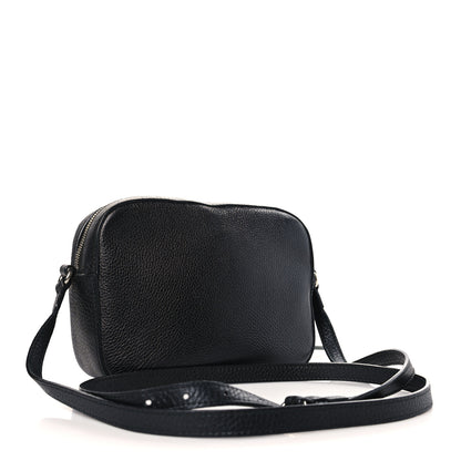Gucci Pebbled Calfskin Studded Small Soho Disco Bag Black 3 of 10