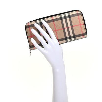 Burberry Vintage Check Ellerby Zip Around Wallet Black 2 of 7