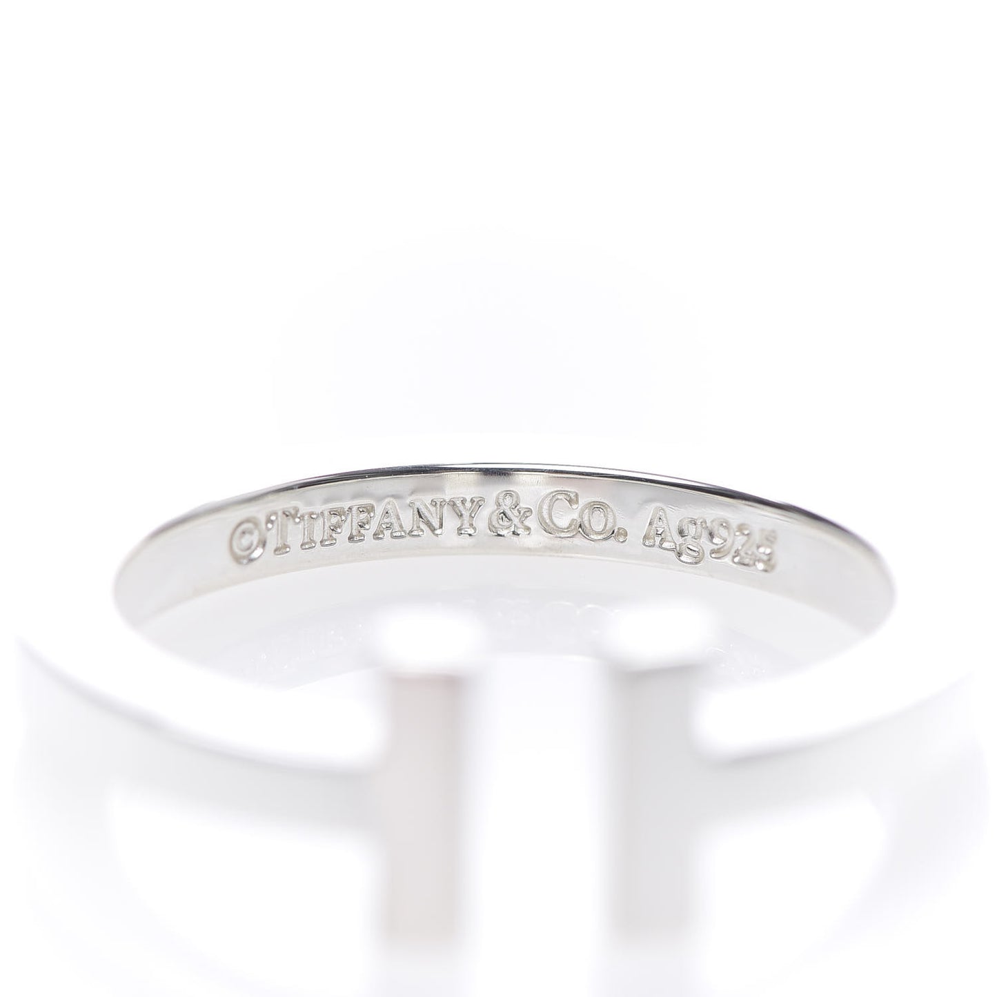 Sterling Silver T Square Ring 60 9