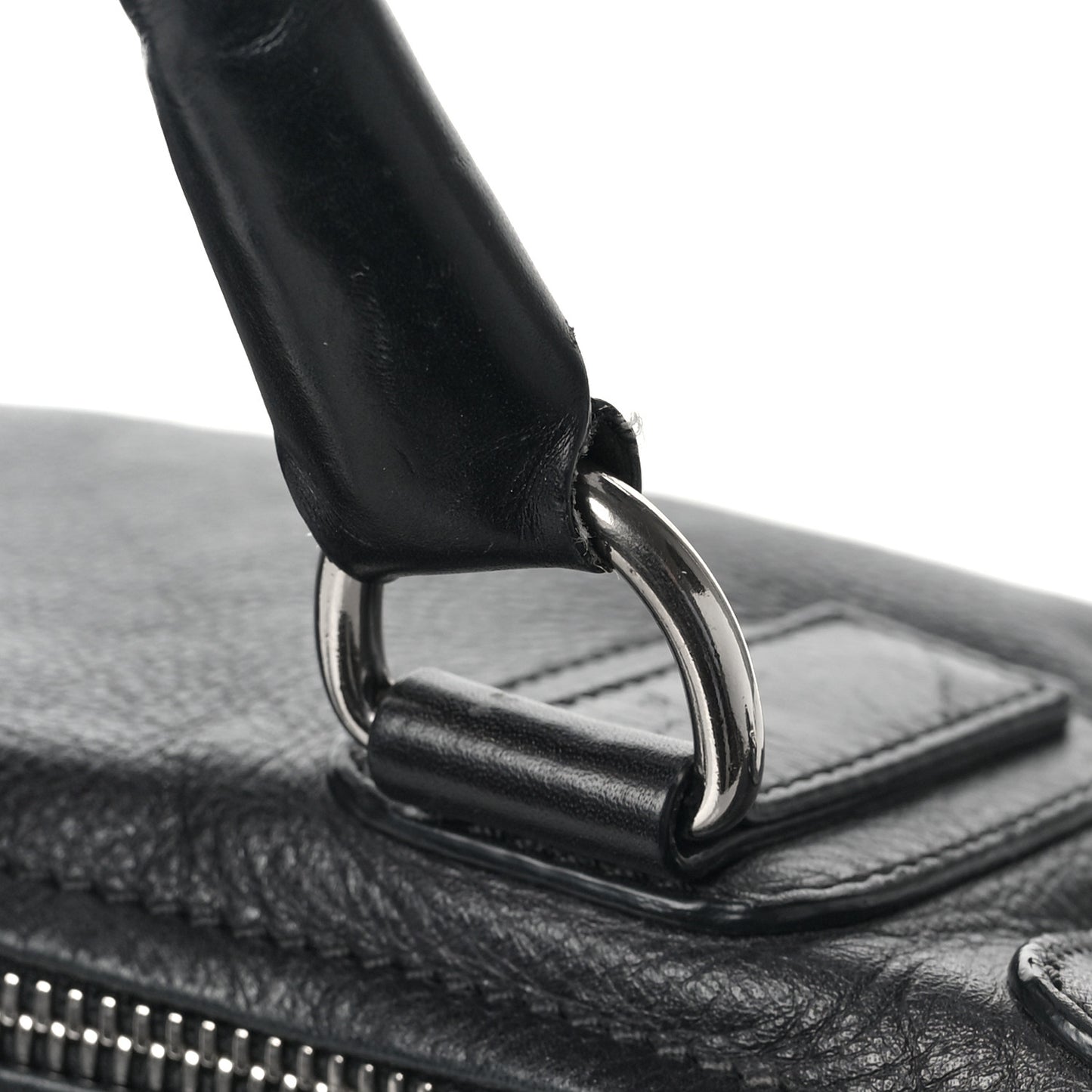 Calfskin Studded Small Pandora Black