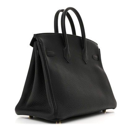 Hermes Togo Birkin 25 Black 3 of 13