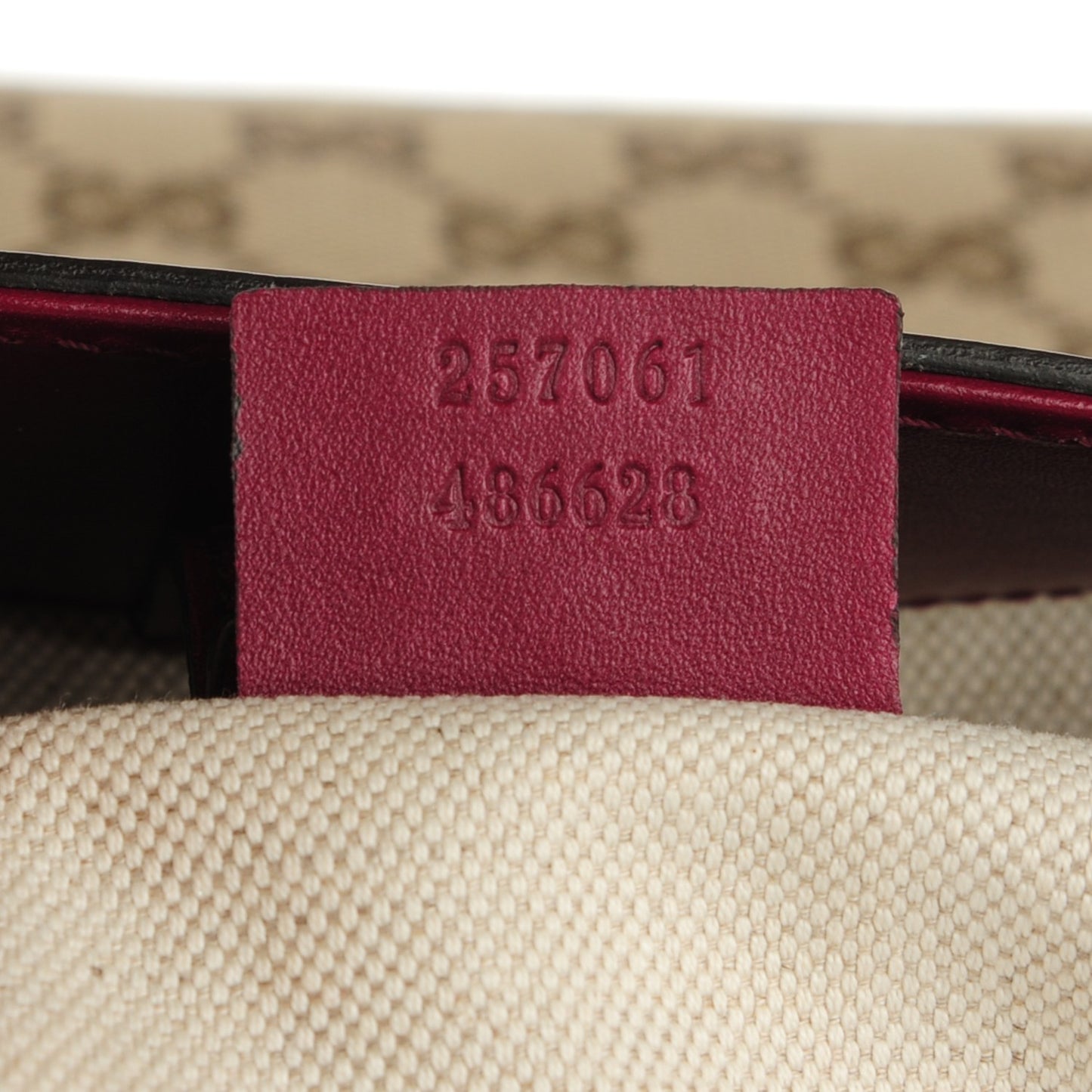 Monogram Medium Mayfair Tote Cherry