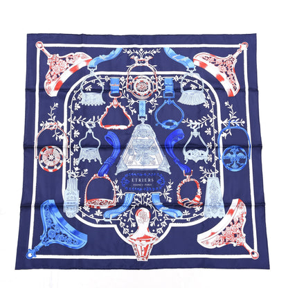 Hermes Silk Concours D Etriers Scarf 90 1 of 4