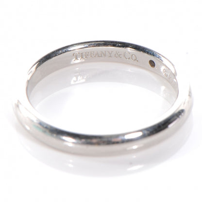 Tiffany Platinum Diamond Elsa Peretti Band Ring 5.5 5 of 6