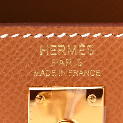 Hermes Epsom Kelly Sellier 25 Gold 6 of 12