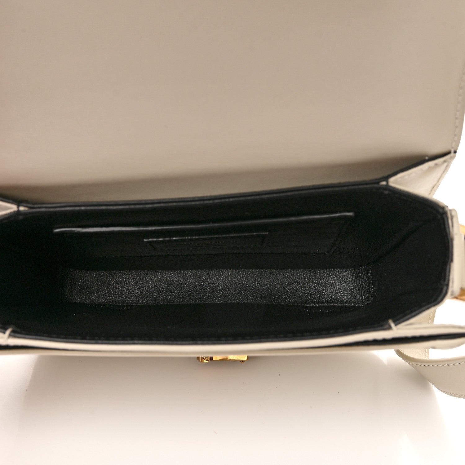 Saint Laurent Smooth Calfskin Monogram Small Solferino Satchel Crema Soft 5 of 10