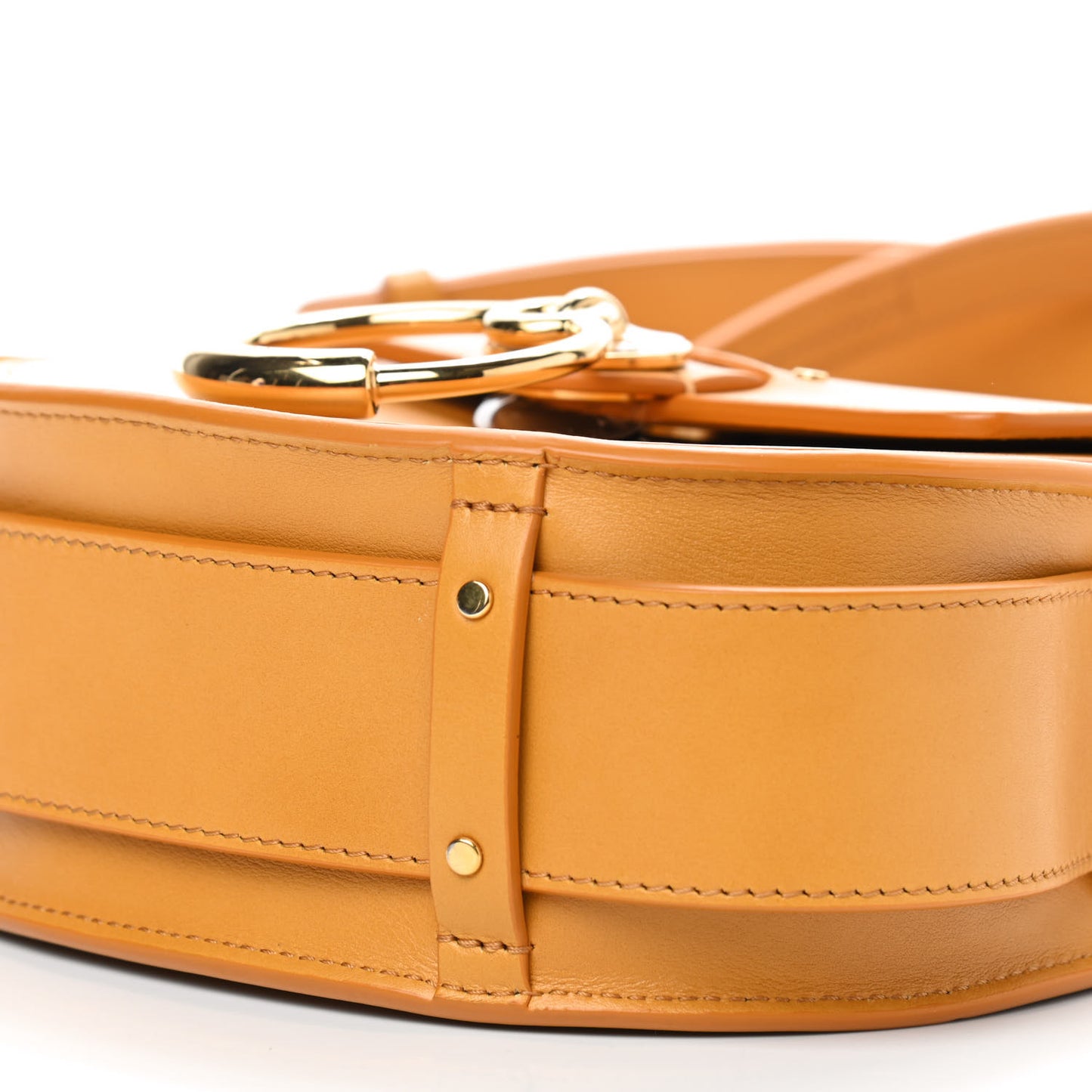 Calfskin Small Tess Bag Burning Camel