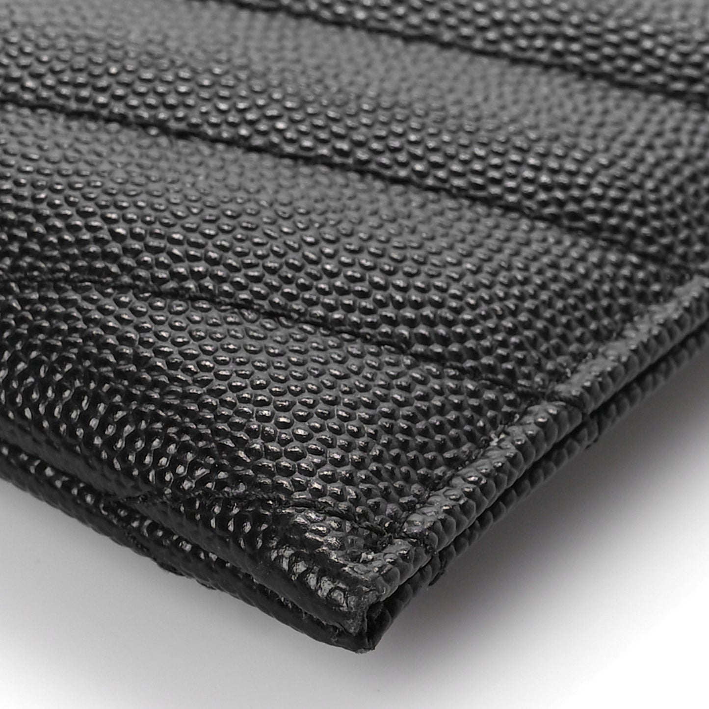 Grain De Poudre Chevron Monogram Bill Pouch Black