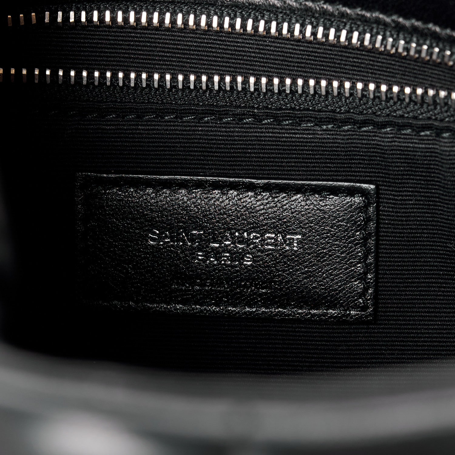 Saint Laurent Lambskin Quilted Toy Loulou Puffer Monogram Chain Satchel Black 7 of 12