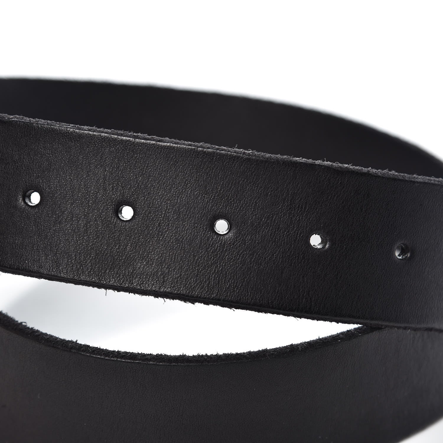 Gucci Faded Calfskin Double G 40mm Belt 85 34 Black 5 of 7