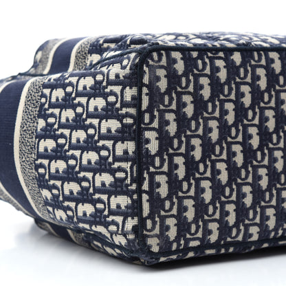 Christian Dior Oblique Catherine Tote Blue 6 of 12