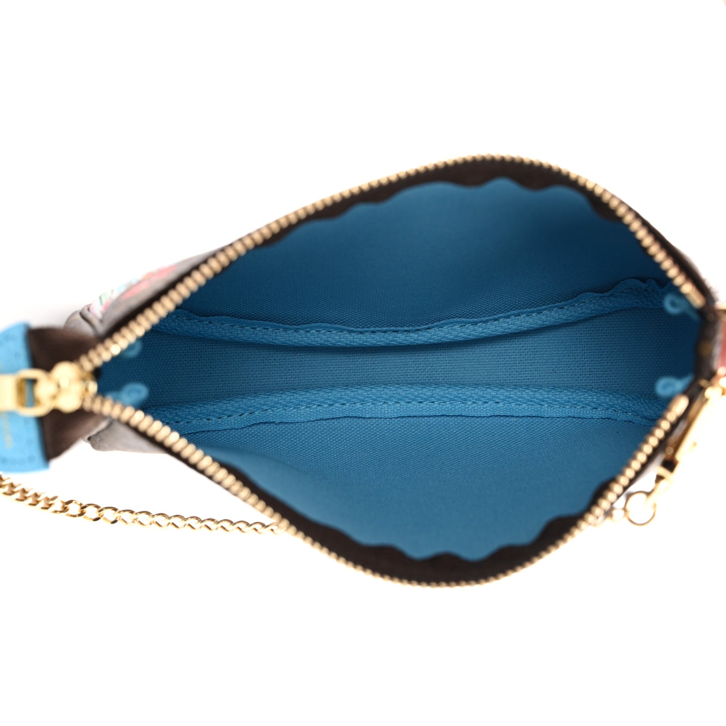 Monogram 2022 Christmas Animation Tokyo Mini Pochette Accessories Blue