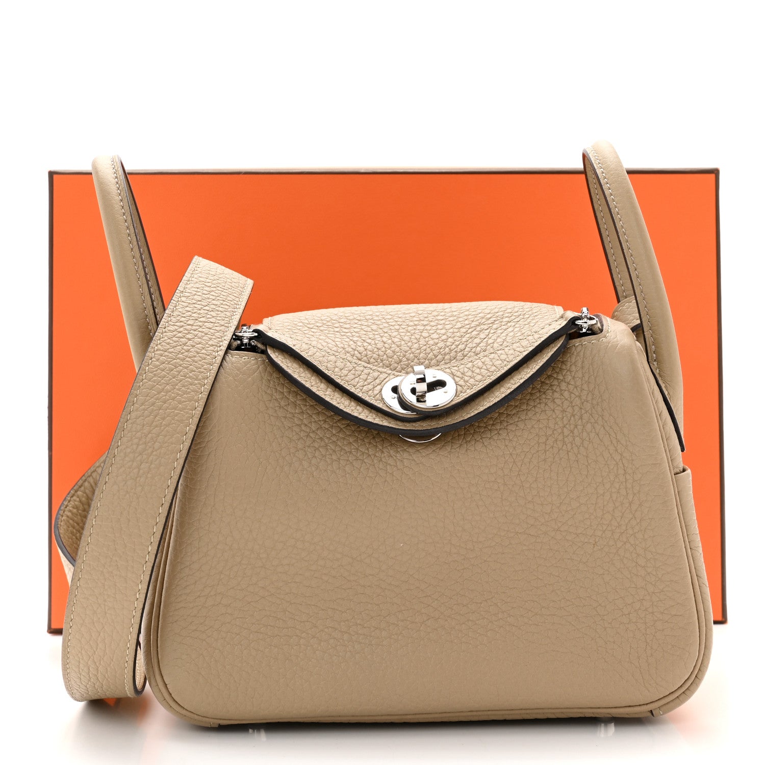 Hermes Taurillon Clemence Mini Lindy 20 Trench 11 of 11