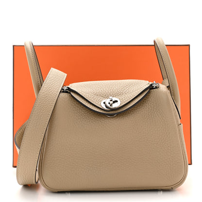 Hermes Taurillon Clemence Mini Lindy 20 Trench 11 of 11