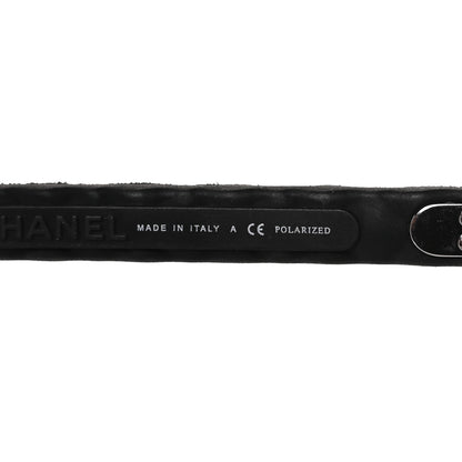 Chanel Aviator Polarized Sunglasses 4204-Q Black 6 of 7