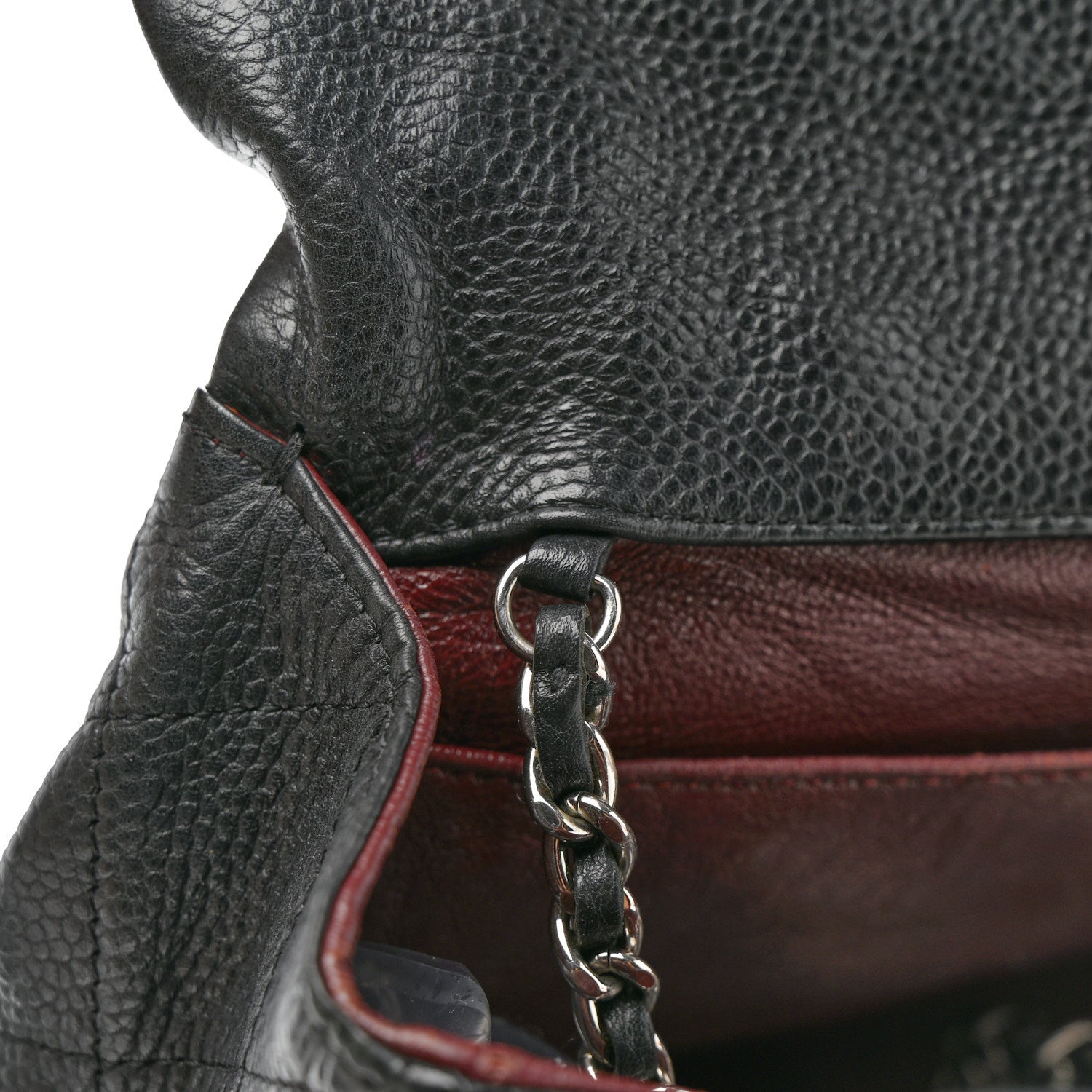 Chanel Caviar Quilted Clutch With Chain Flap Black 13 of 15