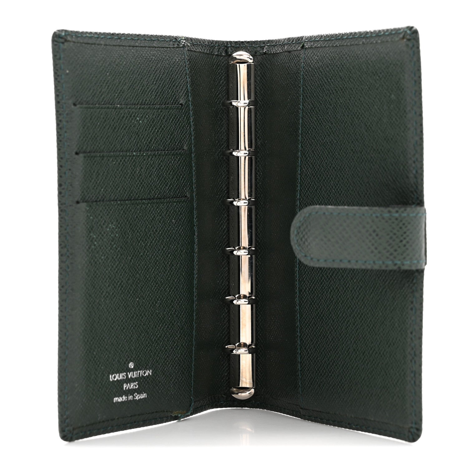 Louis Vuitton Taiga Small Ring Agenda Cover Epicea 10 of 17