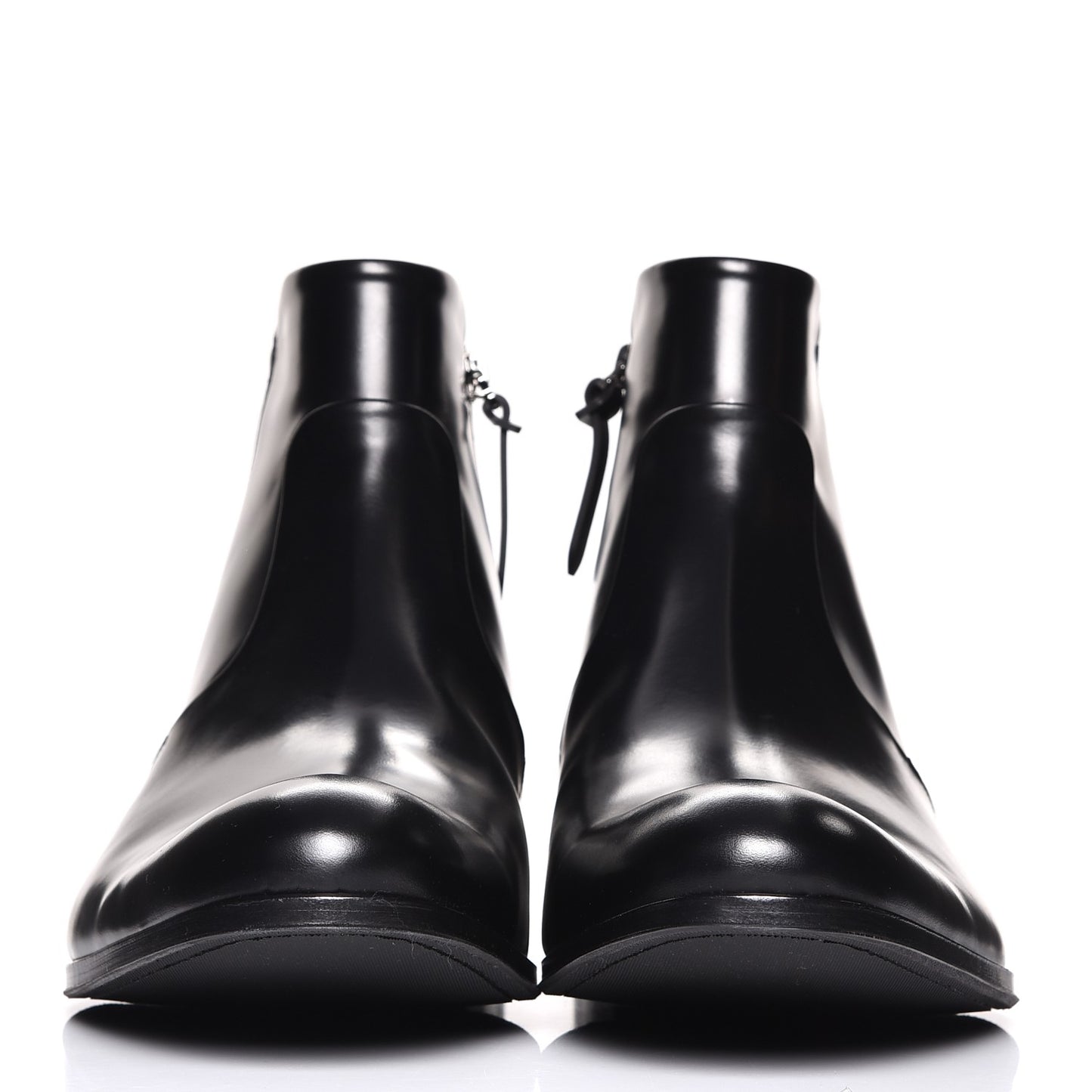 Calfskin Chelsea Ankle Boots 12 Black