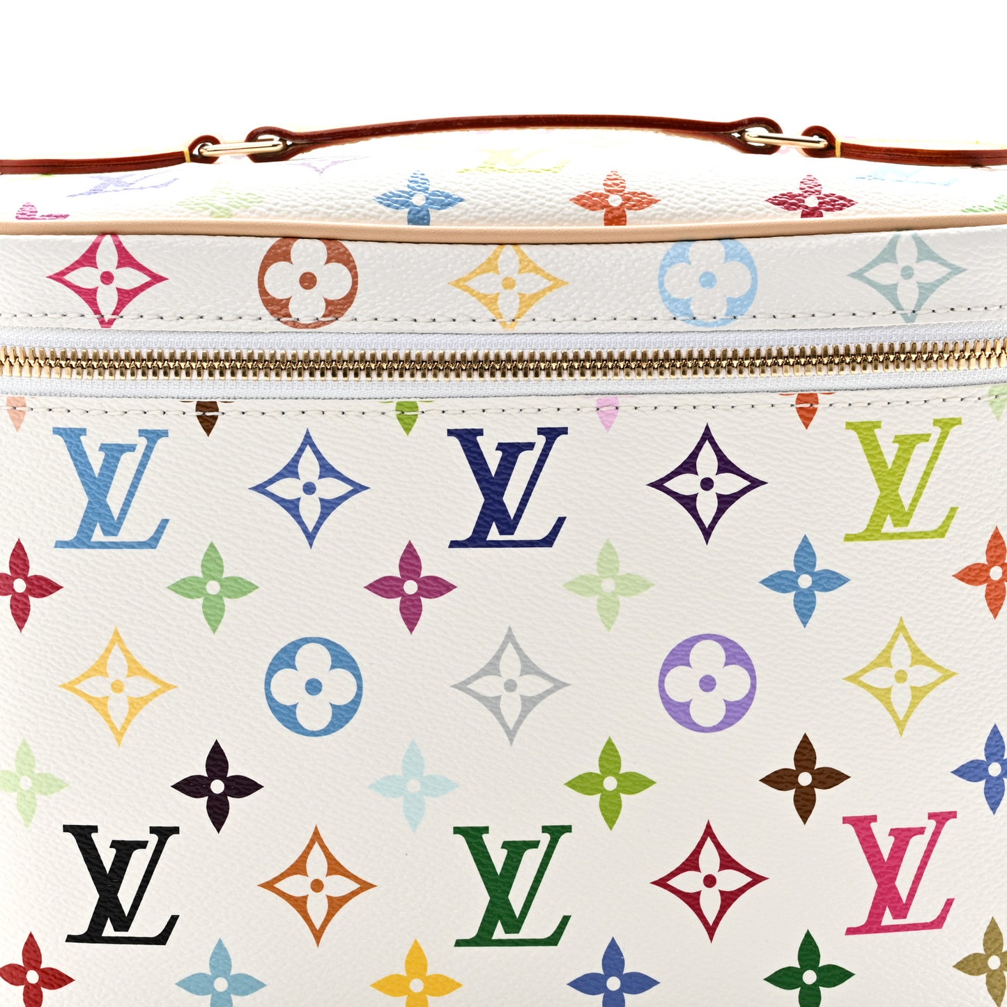 LV X TM Monogram Multicolor Nice BB White