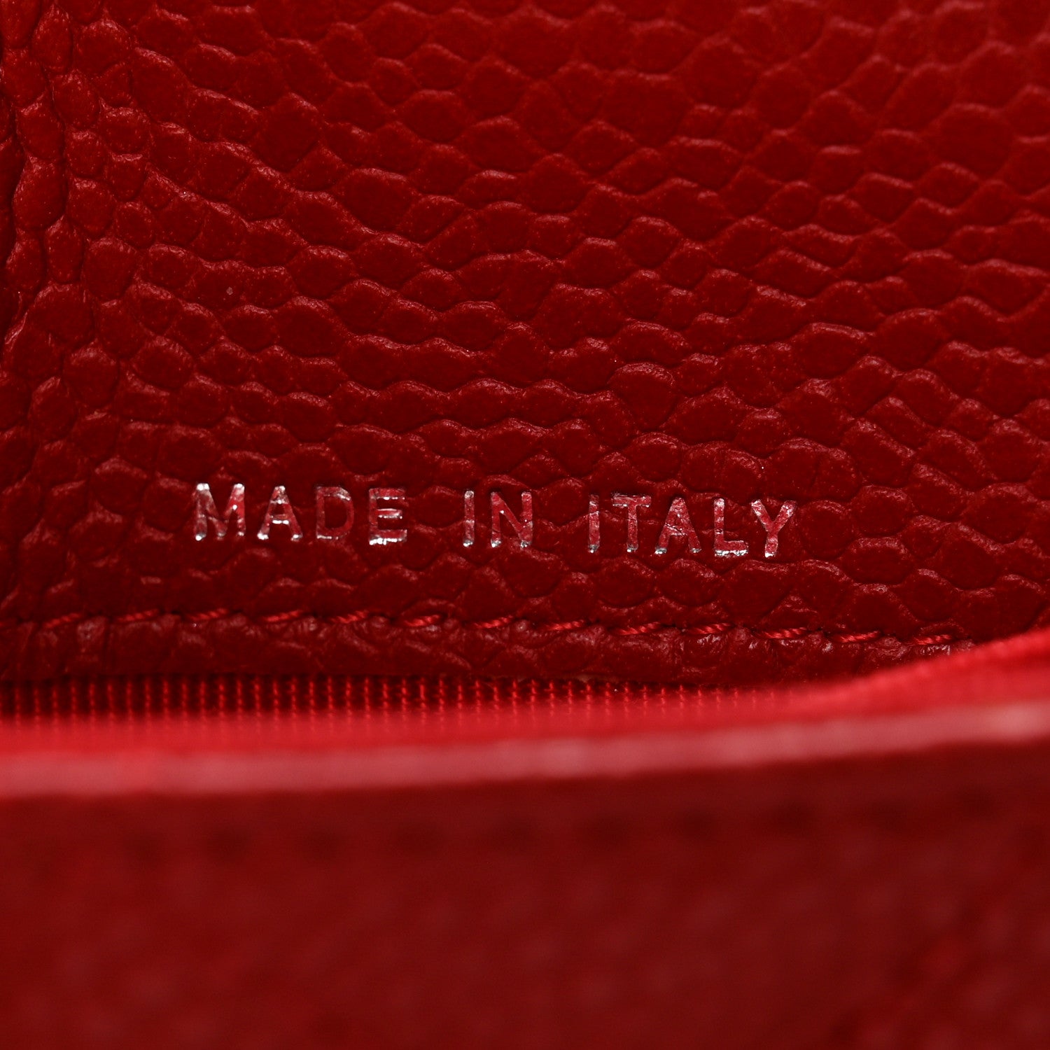 Chanel Caviar Quilted Travel Wallet Red 7 of 11