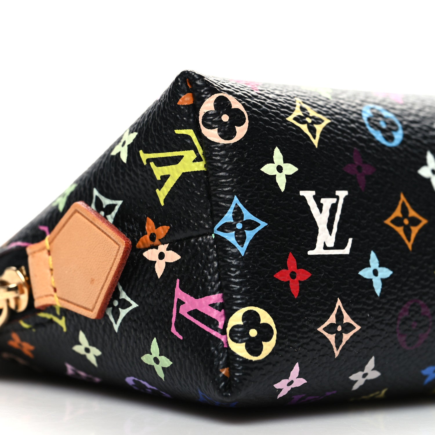 Louis Vuitton Monogram Multicolor Cosmetic Pouch Black Grenade 8 of 9