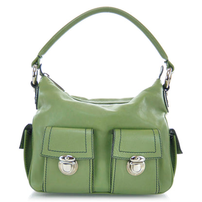 Marc Jacobs Leather Large Multipocket Hobo Sap Green 1 of 7