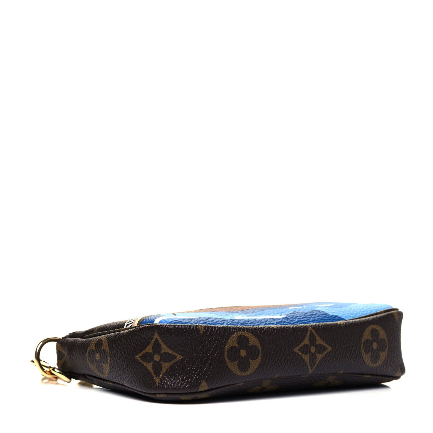 Monogram 2019 Christmas Animation Mini Venice Pochette Accessories Blue