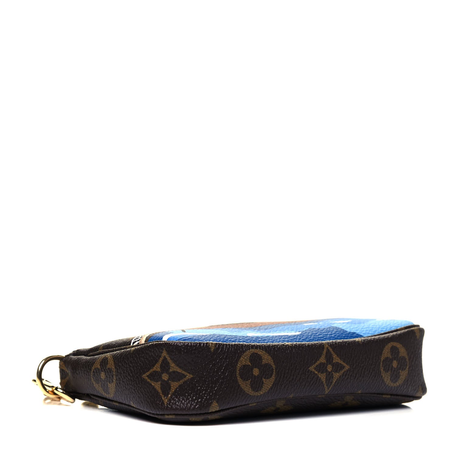 Louis Vuitton Monogram 2019 Christmas Animation Mini Venice Pochette Accessories Blue 4 of 9