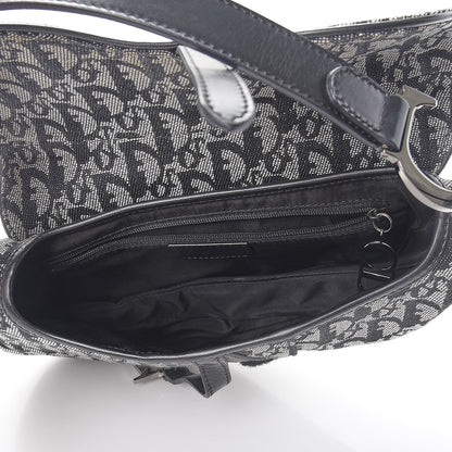 Christian Dior Monogram Saddle Bag Black 5 of 7