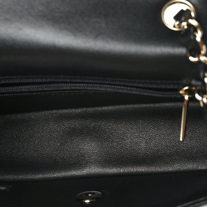 Chanel Lambskin Quilted Mini Rectangular Flap Black 5 of 9