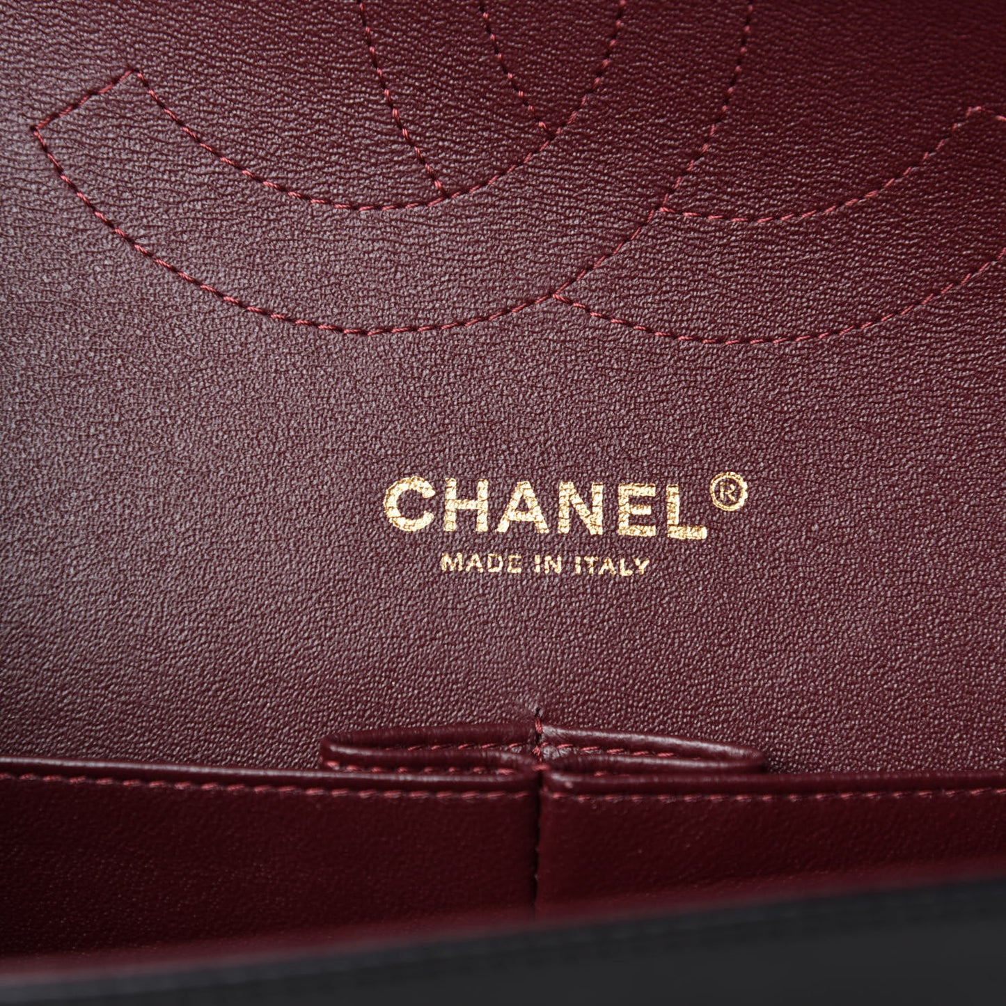 Lambskin Quilted Jumbo Double Flap Black