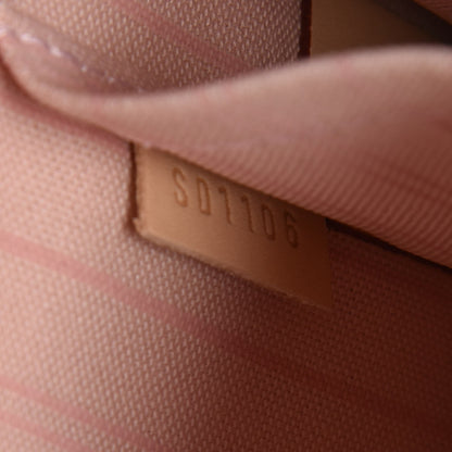 Louis Vuitton Damier Azur Neverfull MM GM Pochette Rose Ballerine 8 of 8