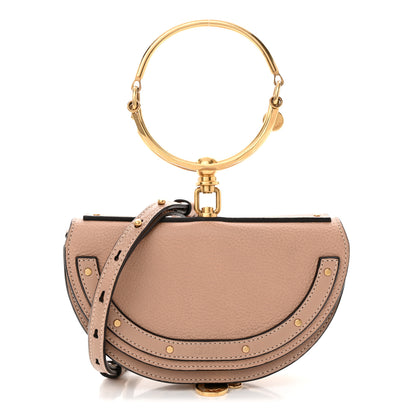 Chloe Calfskin Small Nile Bracelet Minaudiere Bag Biscotti Beige 1 of 13