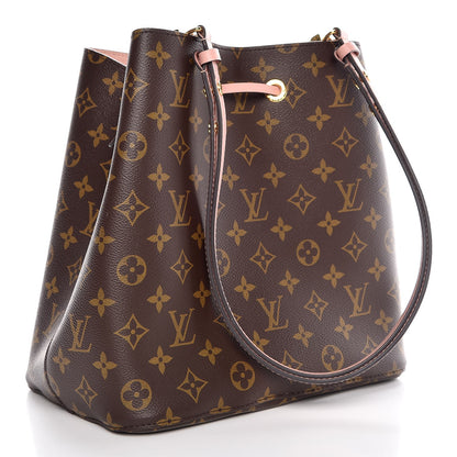 Louis Vuitton Monogram Neonoe MM Rose Poudre 3 of 9
