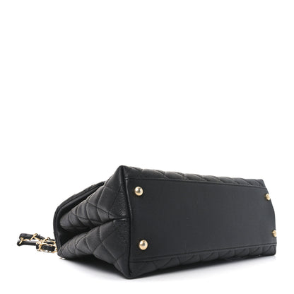 Chanel Caviar Quilted Small Coco Handle Flap Black 4 of 11