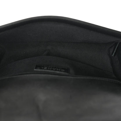 Chanel Calfskin Quilted Medium Boy Flap So Black 5 of 12