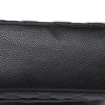 Chanel Caviar Quilted Petit Shopping Tote PST Black 7 of 17